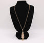 9ct Gold Belcher Chain & Clown Pendant Set